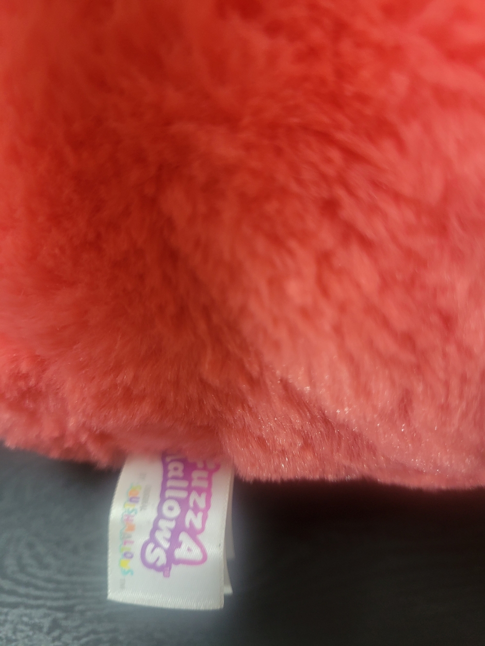 Squishmallows Coral-Red Plush Strawberry Pillow with Pink Tag - Picture 3 of 10